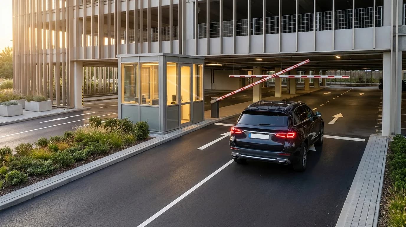Otopark çıkışı